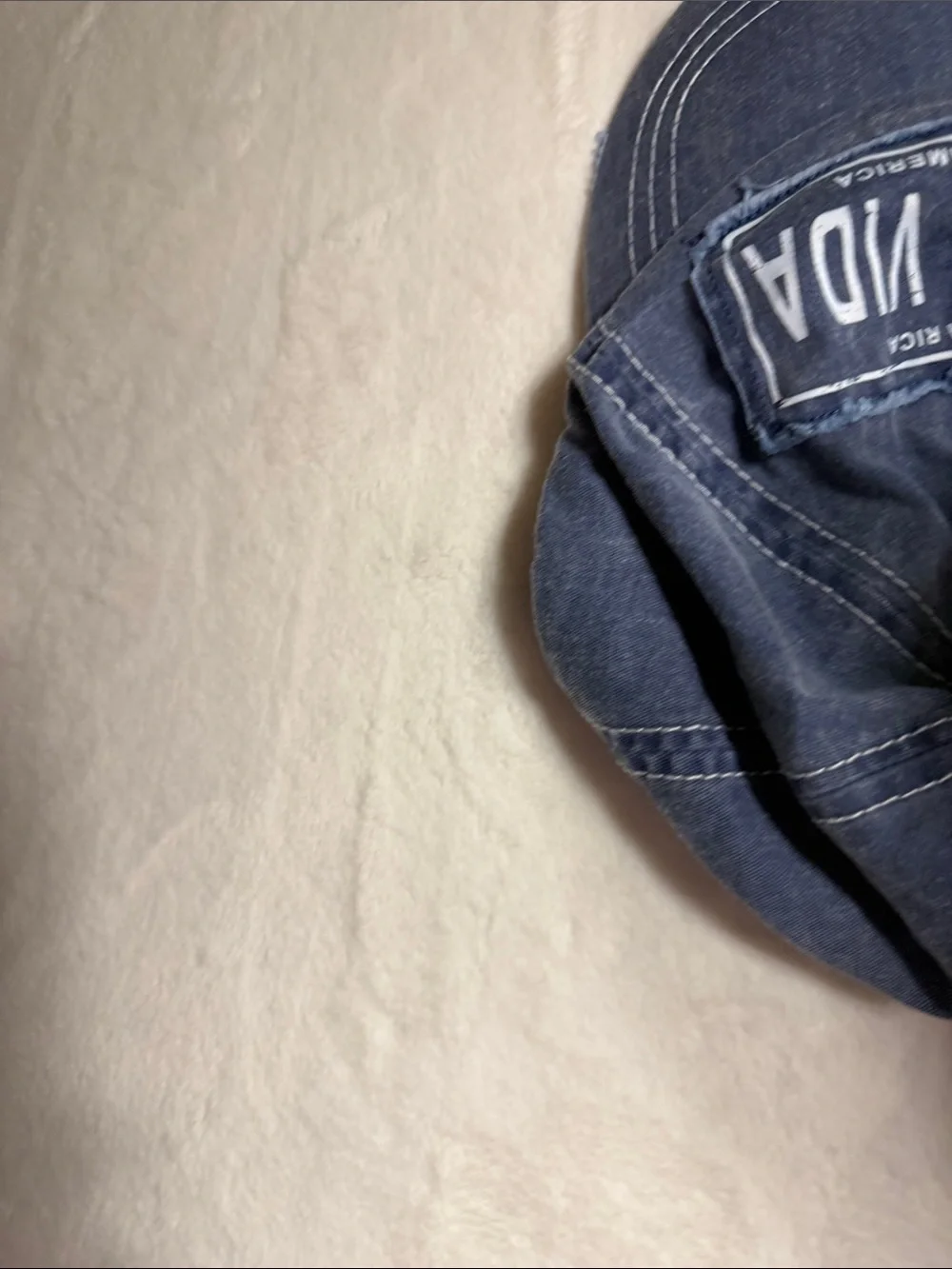 Pura Vida Navy Distressed Baseball Cap